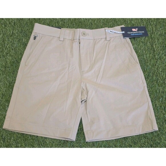 Vineyard Vines Other - Vineyard Vines Boys Performance On The Go Shorts  Size 14 Color Sand NWT
